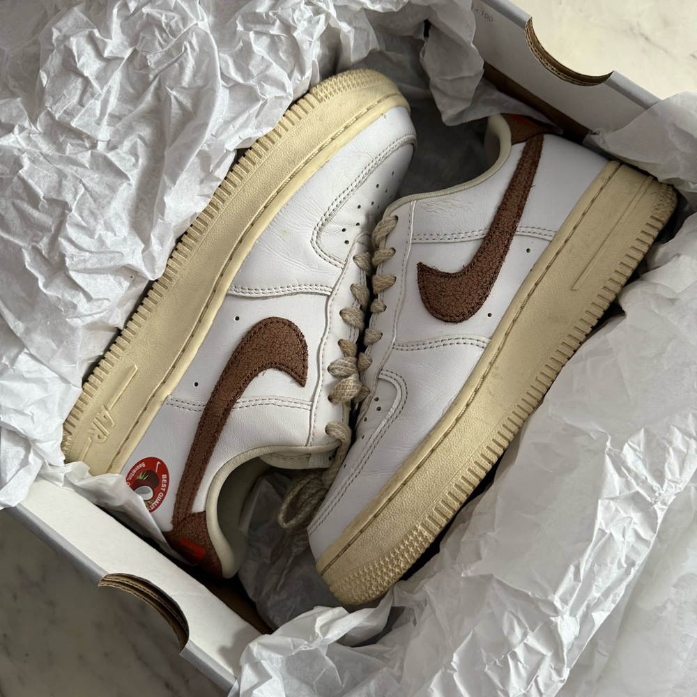 Nike Air Force 1 Coconut Classic Sneakers Size 5
